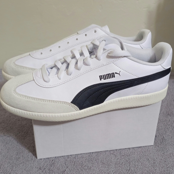 Puma Mens 9T 398174-01 White Casual Sneakers Size 10 US NWOT Missing One Laces - Picture 1 of 5